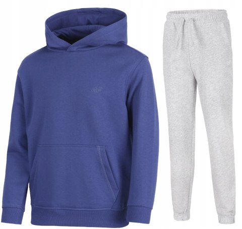 4F OCIEPLANY CHŁOPIĘCY DRES KOMPLET BLUZA KANGURKA SPODNIE / rozm 146