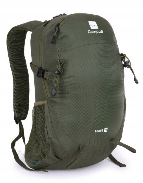 KOMPAKTOWY PLECAK ROWEROWY CAMPUS FORGE 25L | Z STELAŻEM | OLIWKA