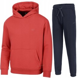 4F OCIEPLANY CHŁOPIĘCY DRES KOMPLET BLUZA KANGURKA SPODNIE / rozm 164