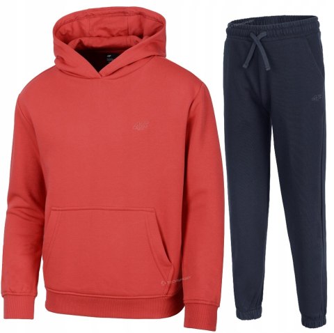 4F OCIEPLANY CHŁOPIĘCY DRES KOMPLET BLUZA KANGURKA SPODNIE / rozm 164