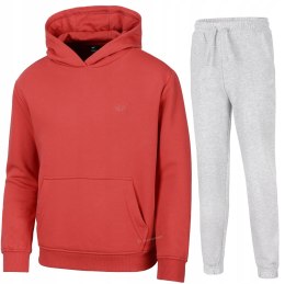 4F OCIEPLANY CHŁOPIĘCY DRES KOMPLET BLUZA KANGURKA SPODNIE / rozm 164