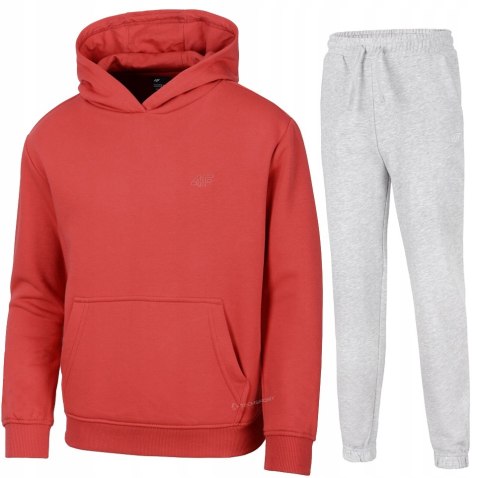 4F OCIEPLANY CHŁOPIĘCY DRES KOMPLET BLUZA KANGURKA SPODNIE / rozm 164