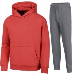 4F OCIEPLANY CHŁOPIĘCY DRES KOMPLET BLUZA KANGURKA SPODNIE / rozm 164