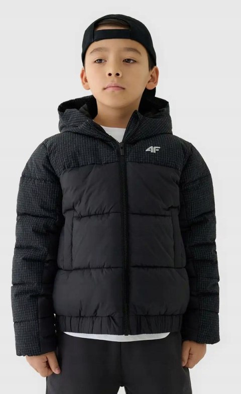 4F GRUBA CHŁOPIĘCA KURTKA ZIMOWA PUCHOWA PIKOWANA membrana / rozm 158
