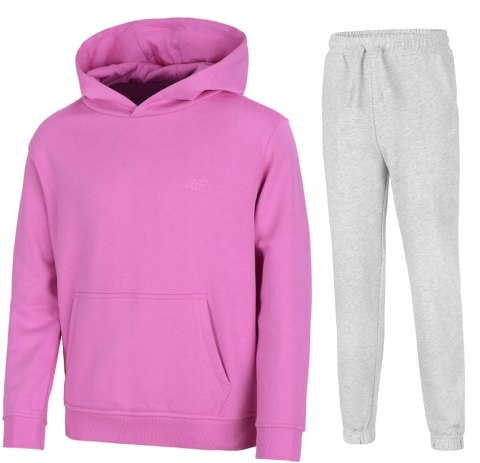 4F OCIEPLANY DZIEWCZĘCY DRES KOMPLET BLUZA SPODNIE / rozm 146