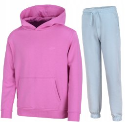 4F OCIEPLANY DZIEWCZĘCY DRES KOMPLET BLUZA SPODNIE / rozm 146