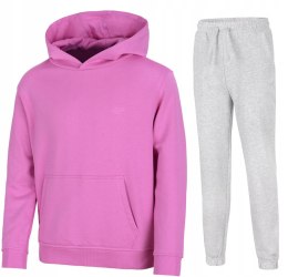 4F OCIEPLANY DZIEWCZĘCY DRES KOMPLET BLUZA SPODNIE / rozm 152