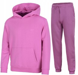 4F OCIEPLANY DZIEWCZĘCY DRES KOMPLET BLUZA SPODNIE / rozm 152