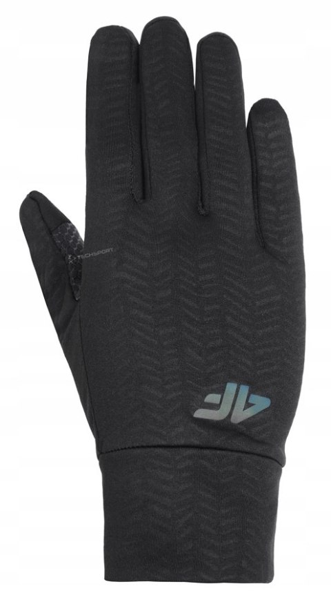 4F RĘKAWICZKI DZIANINOWE CIENKIE DOTYK / rozm L