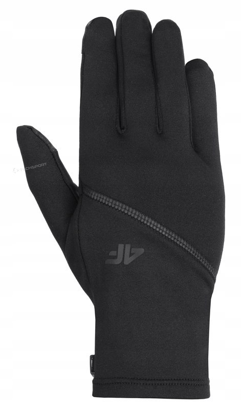 4F RĘKAWICZKI DZIANINOWE CIENKIE DOTYK / rozm M