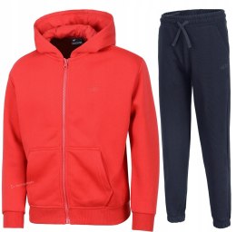 4F OCIEPLANY CHŁOPIĘCY DRES KOMPLET BLUZA ROZPINANA SPODNIE / rozm 164