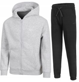 4F OCIEPLANY CHŁOPIĘCY DRES KOMPLET BLUZA ROZPINANA SPODNIE / rozm 158