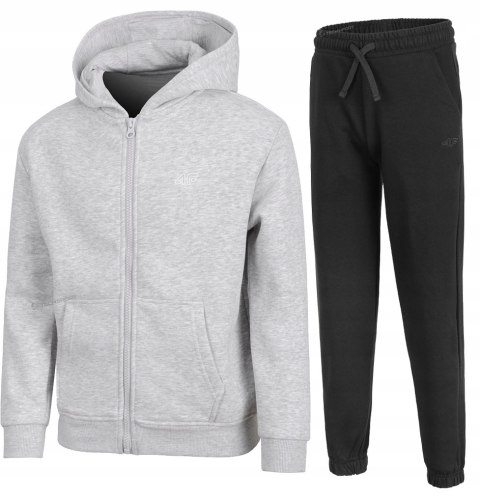 4F OCIEPLANY CHŁOPIĘCY DRES KOMPLET BLUZA ROZPINANA SPODNIE / rozm 158