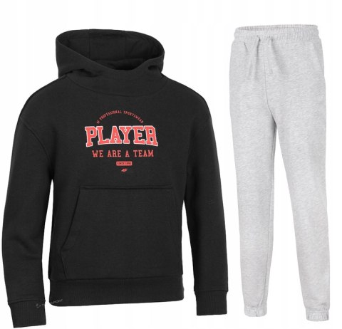 4F OCIEPLANY CHŁOPIĘCY DRES KOMPLET BLUZA SPODNIE / rozm 146