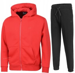 4F OCIEPLANY CHŁOPIĘCY DRES KOMPLET BLUZA ROZPINANA SPODNIE / rozm 164