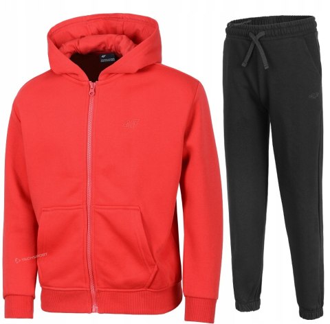 4F OCIEPLANY CHŁOPIĘCY DRES KOMPLET BLUZA ROZPINANA SPODNIE / rozm 164