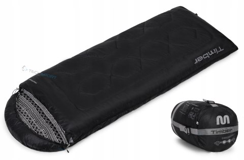 METEOR TIMBER | WYGODNY ŚPIWÓR DO -10st | BAWEŁNIANA PODSZEWKA | FLANELOWY