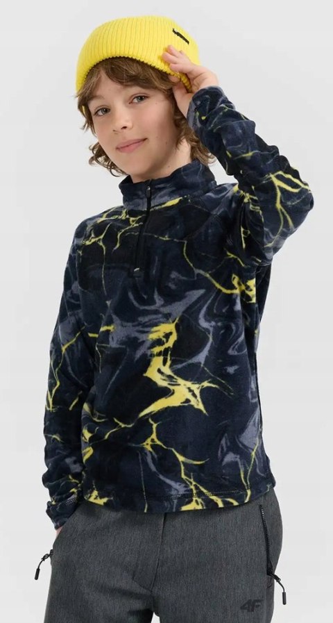 4F JUNIORSKI CIENKI POLAR BLUZA MIKROPOLAR / rozm 122/128