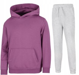 4F OCIEPLANY DZIEWCZĘCY DRES KOMPLET BLUZA SPODNIE / rozm 158