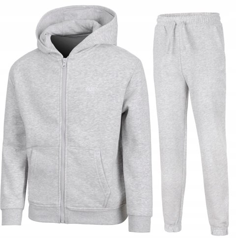 4F OCIEPNAY CHŁOPIĘCY DRES KOMPLET BLUZA ROZPINANA SPODNIE / rozm 152