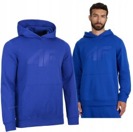 4F OCIEPLANA MĘSKA BLUZA DRESOWA Z KAPTUREM KANGURKA / rozm XXL