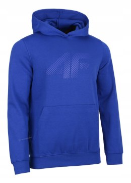 4F OCIEPLANA MĘSKA BLUZA DRESOWA Z KAPTUREM KANGURKA / rozm L