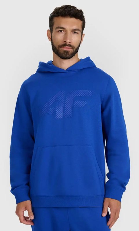 4F OCIEPLANA MĘSKA BLUZA DRESOWA Z KAPTUREM KANGURKA / rozm XL