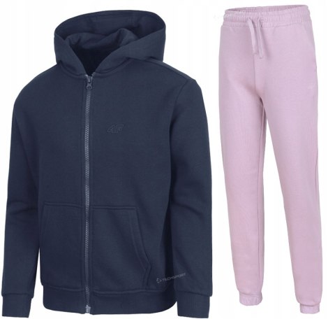 4F OCIEPLANY DZIEWCZĘCY DRES KOMPLET BLUZA SPODNIE / rozm 146