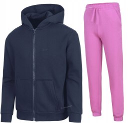 4F OCIEPLANY DZIEWCZĘCY DRES KOMPLET BLUZA SPODNIE / rozm 146