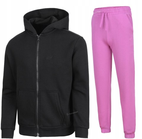 4F OCIEPLANY DZIEWCZĘCY DRES KOMPLET BLUZA SPODNIE / rozm 146