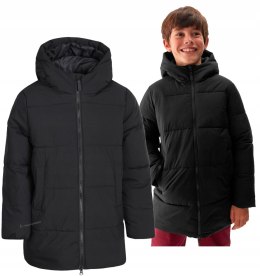 4F CHŁOPIĘCA ZIMOWA KURTKA PŁASZCZ PUCHOWA PIKOWANA Z KAPTUREM / rozm 134