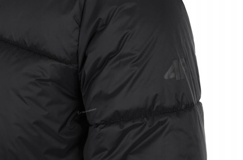 4F DZIEWCZĘCA ZIMOWA KURTKA PŁASZCZ PUCHOWA PIKOWANA Z KAPTUREM / rozm 128