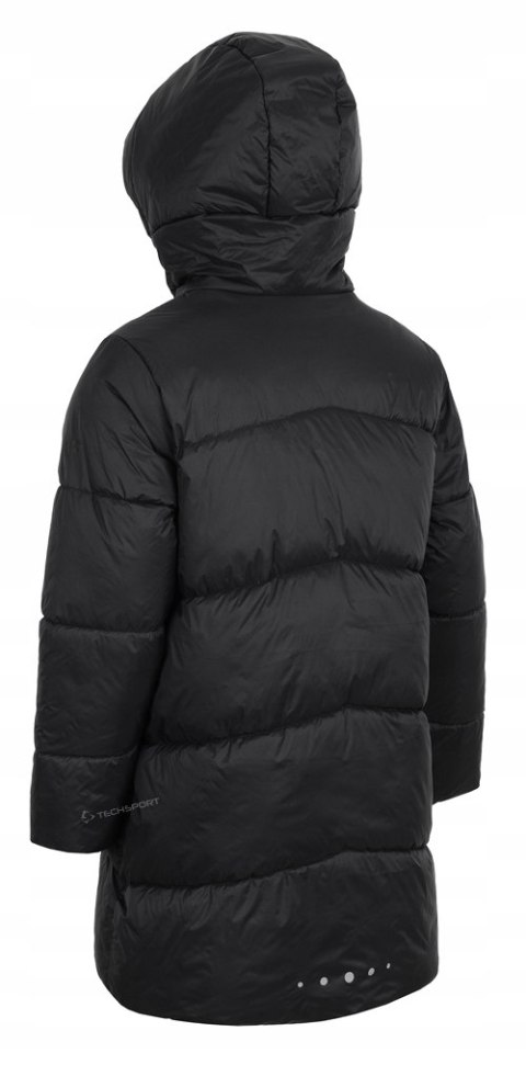 4F DZIEWCZĘCA ZIMOWA KURTKA PŁASZCZ PUCHOWA PIKOWANA Z KAPTUREM / rozm 140