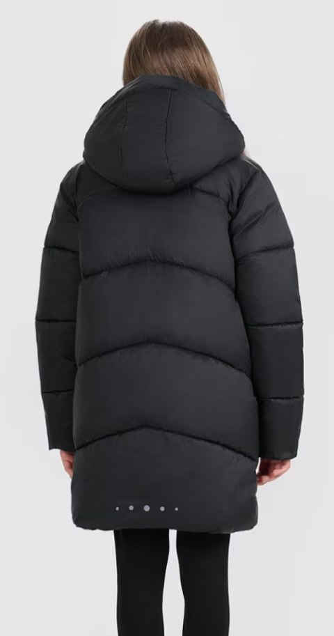 4F DZIEWCZĘCA ZIMOWA KURTKA PŁASZCZ PUCHOWA PIKOWANA Z KAPTUREM / rozm 140