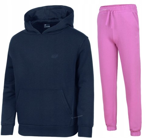 4F OCIEPLANY DZIEWCZĘCY DRES KOMPLET BLUZA SPODNIE / rozm 158