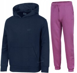 4F OCIEPLANY DZIEWCZĘCY DRES KOMPLET BLUZA SPODNIE / rozm 164