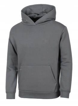 4F OCIEPLANA CHŁOPIĘCA JUNIORSKA BLUZA KANGURKA Z KAPTUREM / rozm 128