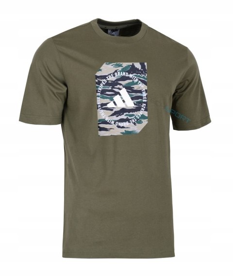 ADIDAS WYGODNA KOSZULKA MĘSKA BAWEŁNIANA T-SHIRT CAMO SHAPE GRAPH L