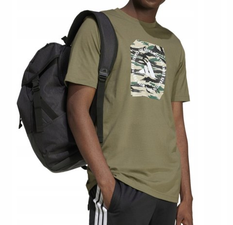 ADIDAS WYGODNA KOSZULKA MĘSKA BAWEŁNIANA T-SHIRT CAMO SHAPE GRAPH L