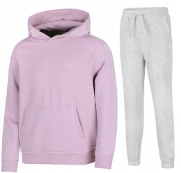 4F OCIEPLANY DZIEWCZĘCY DRES KOMPLET BLUZA SPODNIE / rozm 158