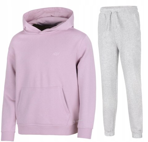 4F OCIEPLANY DZIEWCZĘCY DRES KOMPLET BLUZA SPODNIE / rozm 158