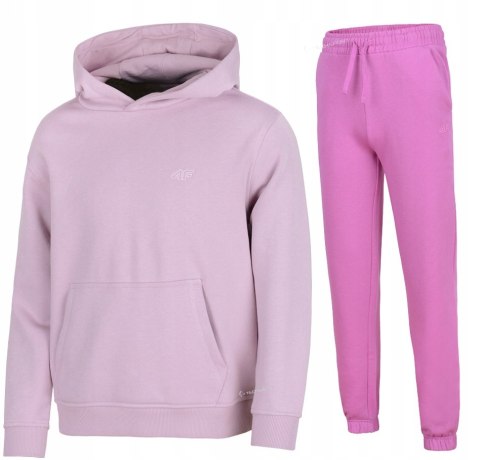 4F OCIEPLANY DZIEWCZĘCY DRES KOMPLET BLUZA SPODNIE / rozm 158