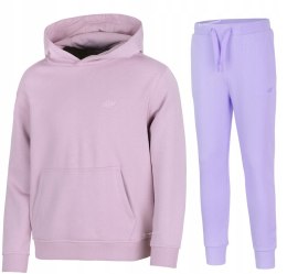 4F OCIEPLANY DZIEWCZĘCY DRES KOMPLET BLUZA SPODNIE / rozm 158