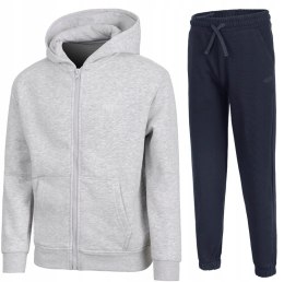 4F OCIEPLANY DZIEWCZĘCY DRES KOMPLET BLUZA SPODNIE / rozm 146