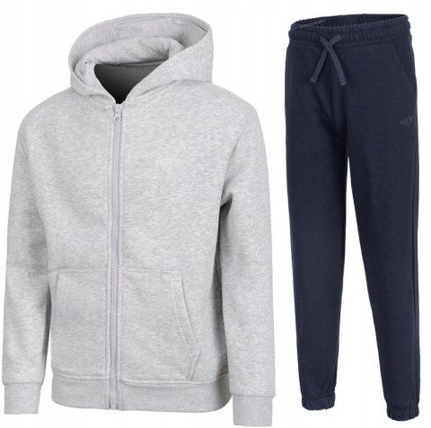 4F OCIEPLANY DZIEWCZĘCY DRES KOMPLET BLUZA SPODNIE / rozm 146