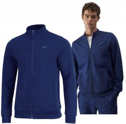 4F OCIEPLANA MĘSKA BLUZA BOMBERKA ROZPINANA BAWEŁNIANA / rozm M