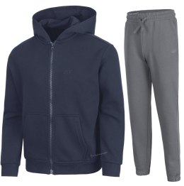 4F OCIEPLANY CHŁOPIĘCY DRES KOMPLET BLUZA ROZPINANA SPODNIE / rozm 152