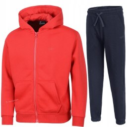 4F OCIEPLANY CHŁOPIĘCY DRES KOMPLET BLUZA ROZPINANA SPODNIE / rozm 158