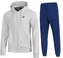 4F MĘSKI DRES BAWEŁNA KOMPLET BLUZA SPODNIE / rozm L