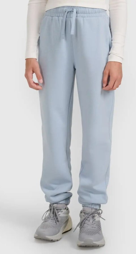 4F OCIEPLANE DZIEWCZĘCE SPODNIE DRESOWE DRESY BAWEŁNA JOGGERY / rozm 164